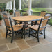 Amish 36" x 60" Poly Dining Set with Bentwood BentPoly Dining Chairs Rabers Woodshop