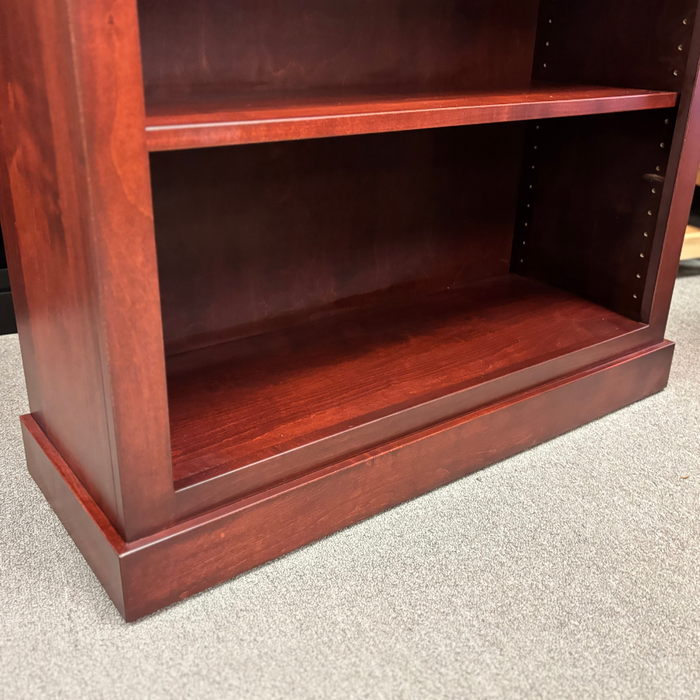Amish 36" x 72" Solid Maple Bookcase - Liberty Style Bookcase 2