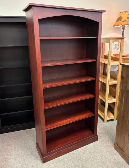 Amish 36" x 72" Solid Maple Bookcase - Liberty Style Bookcase 