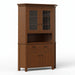 Raleigh Corner Hutch - Multiple Sizes 38" Wall Space Corner Hutches Mission