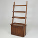 Amish 4 Tier Ladder Shelf with Cabinet - Sunrise VW Woodworking
