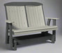 Amish 4 foot gateway glider Amish outdoor poly furniture