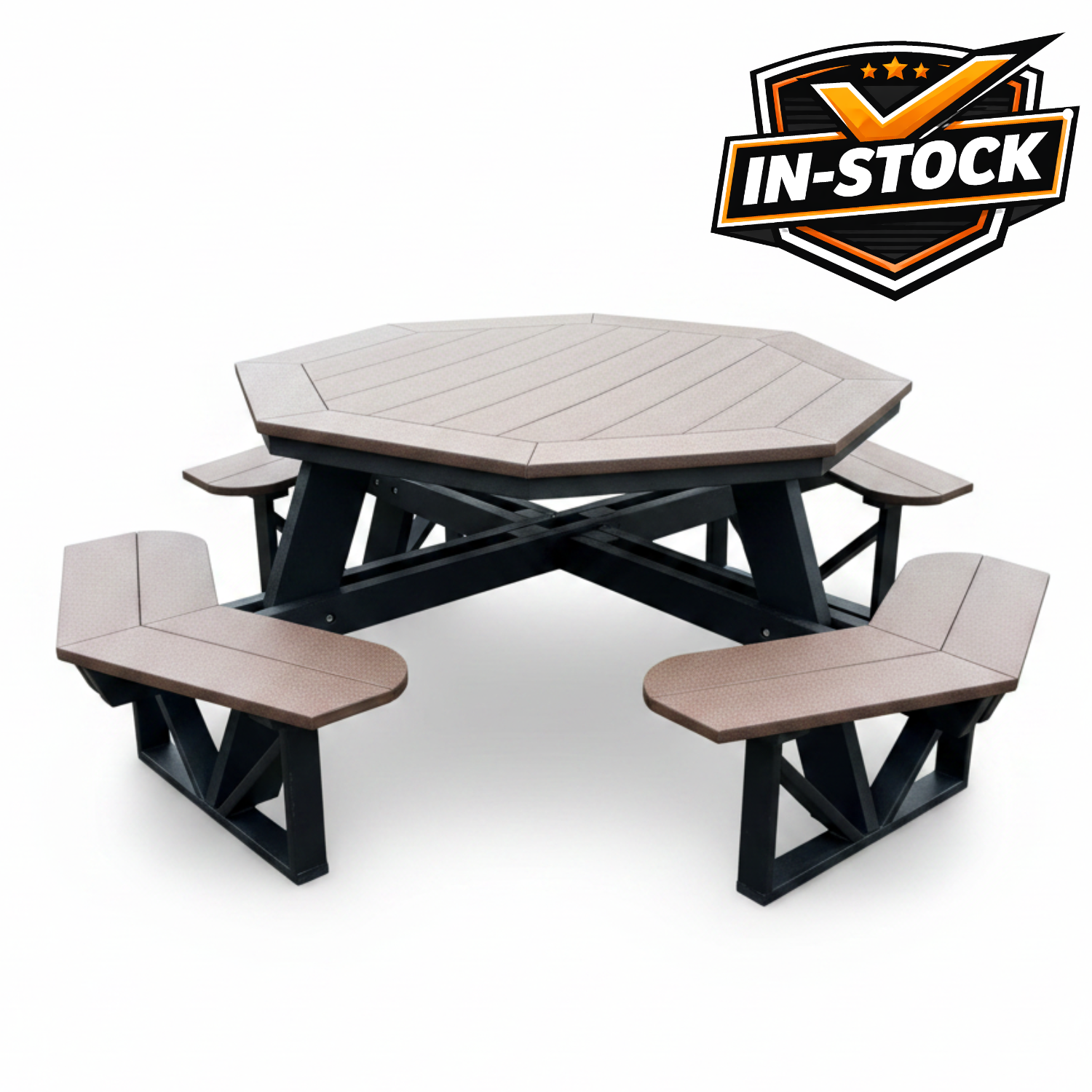 Amish Octagon Picnic Table - In-Stock