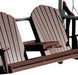 Amish 5' Adirondack Settee Swing with Fold Down 