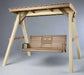 Amish 5' Rollback Swing with Vinyl A Frame and Roof