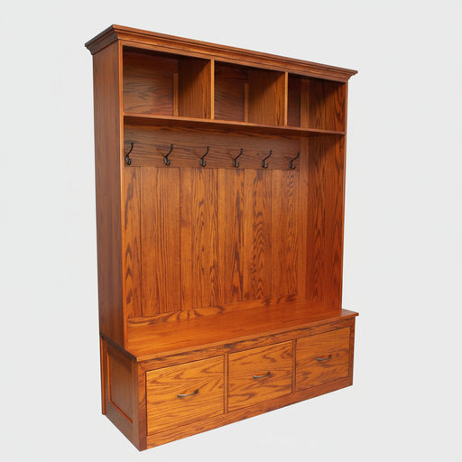 Amish Modern Hall Seat 60" Hall Seats Contemporary Modern