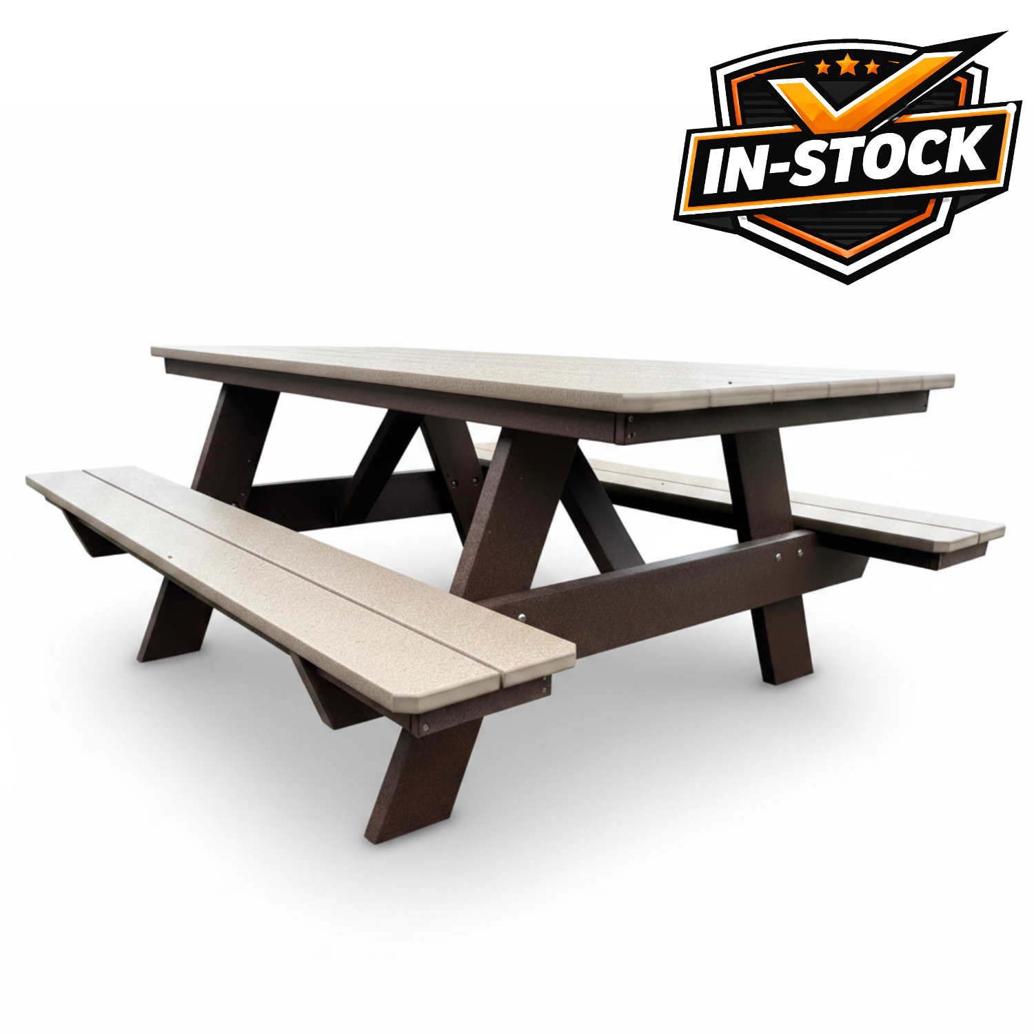 Amish 6' Picnic Table - In-Stock