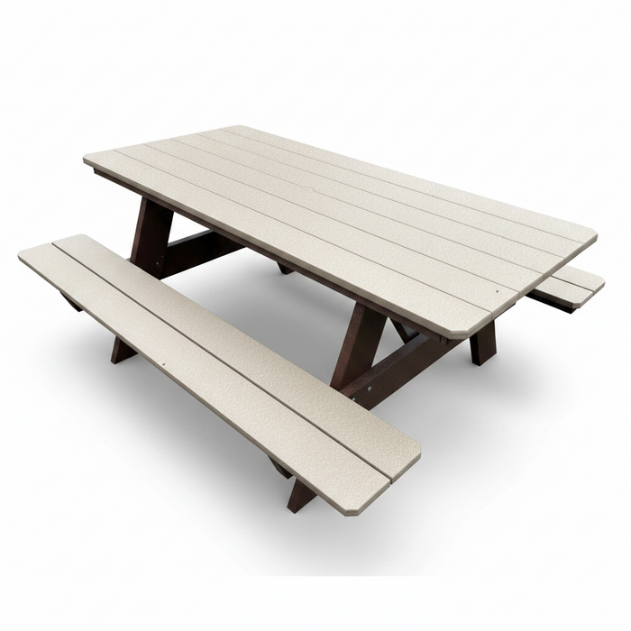 Amish 6' Picnic Table - In-Stock