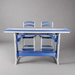 Amish 72" Mission Rail Bar Table
Amish Made Poly Mission Rail Bar Table
Bright Blue on Light Gray