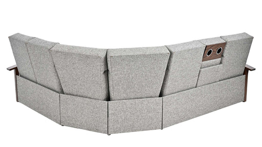 Amish 85 Mission Reclining Sectional Reclining Sectionals Heartland Fabric Indoor Fabric Mission