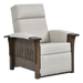 Amish 85 Mission Wallhugger Recliner Reclining Chairs Heartland Fabric Indoor Fabric Mission