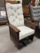 Amish 86-1 Deluxe Mission Swivel Glider - Solid Oak Amish Made Swivel Glider