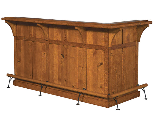 Amish 90 Degree Mission Home Bar Home Bars Mission
