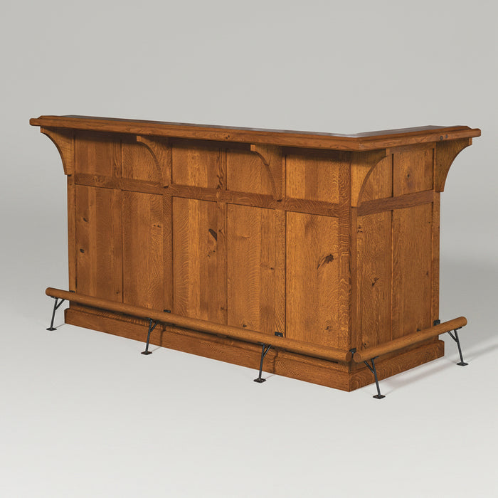 Amish 90 Degree Mission Home Bar Home Bars Mission