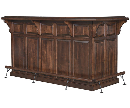 Amish 90 Degree Traditional Home Bar Home Bars Traditional