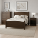 Amish Addie 3-Pc. Bedroom Set - Solid Cherry - OCS-121 Cocoa Stain - Queen Size Bed - Contemporary Amish Bedroom Set