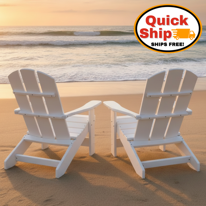 Amish Adirondack Beach Chair Summertown Chair White Free Shipping