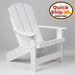 Amish Adirondack Beach Chair White Color Free Shipping Quick Shipping Summertown Chair Hersheyway 
