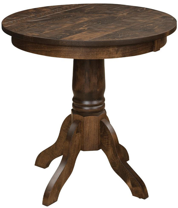 Amish Adirondack End Table - Rough Sawn End Tables Mission