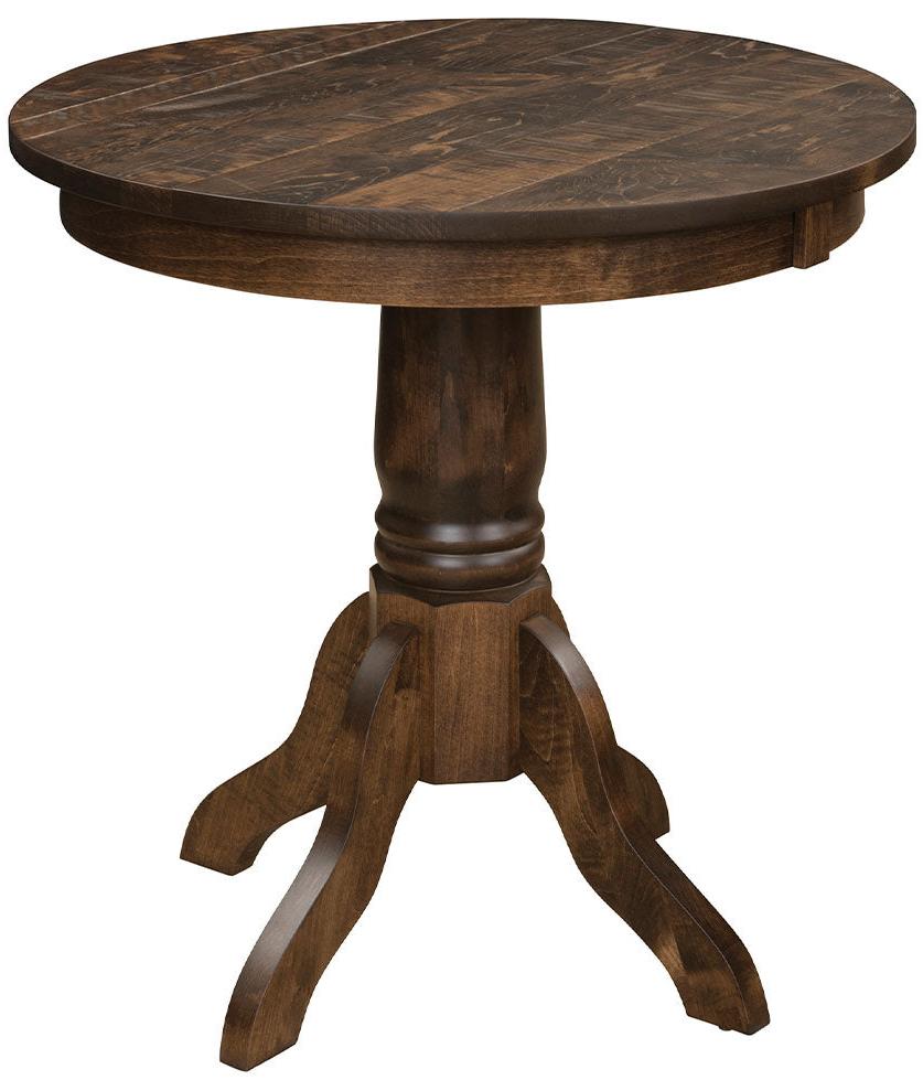 Amish Adirondack End Table - Rough Sawn End Tables Mission
