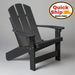 Amish Adirondack Fire Pit Chair Black Color Free Shipping Quick Shipping Summertown Chair Hersheyway 