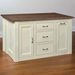 Amish Adrift Island Kitchen Islands: 60-69" Contemporary