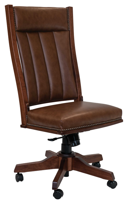 Amish Alabama Mission Side Office Chair Fabric/Leather Office Chairs Heartland Fabric Indoor Fabric