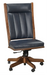 Amish Alabama Mission Side Office Chair Fabric/Leather Office Chairs Heartland Fabric Indoor Fabric