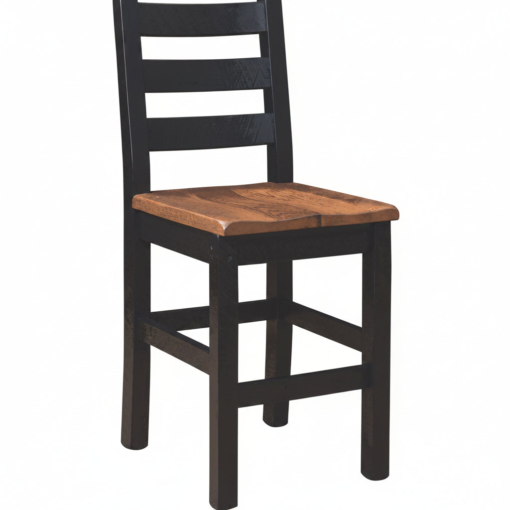 Amish Albany Bar Chair Bar Chairs Reclaimed Barnwood
