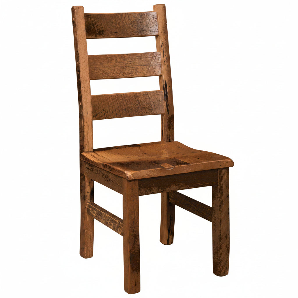 Amish Albany Reclaimed Dining Chair Side Chair Dining Chairs Farmhouse Reclaimed Barnwood