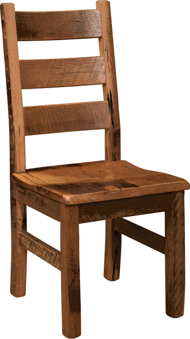 Amish Albany Reclaimed Dining Chair Side Chair Dining Chairs Farmhouse Reclaimed Barnwood