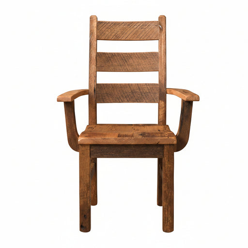 Amish Albany Reclaimed Dining Chair Arm Chair Dining Chairs Farmhouse Reclaimed Barnwood