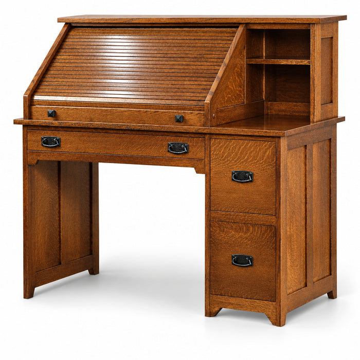 Amish Allison Rolltop Desk Rolltop Desks Mission