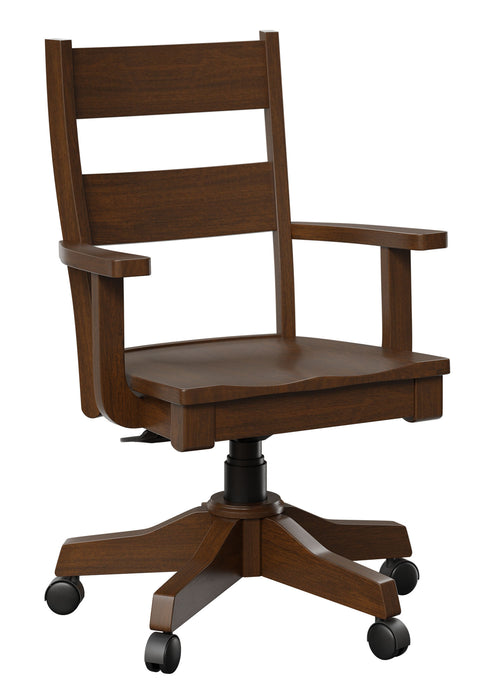 Amish Amhurst Office Chair Wooden Office Chairs Contemporary