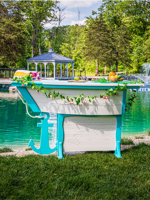 Amish Anchor Avenue Bar Table 76" (Boat)
Amish Made Poly Bar Table
Seashell on Aruba Blue