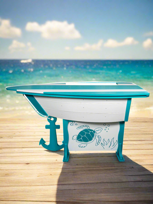 Amish Anchor Avenue Bar Table 76" (Boat)
Amish Made Poly Bar Table
Aruba Blue on Bright White