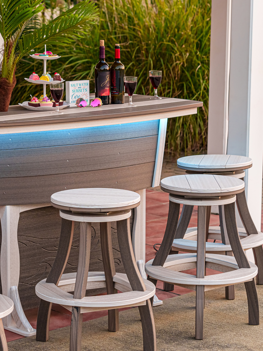 Amish Anchor Avenue Swivel Counter Stool
Amish Made Poly Swivel Counter Stool
Seashell on Coastal Gray