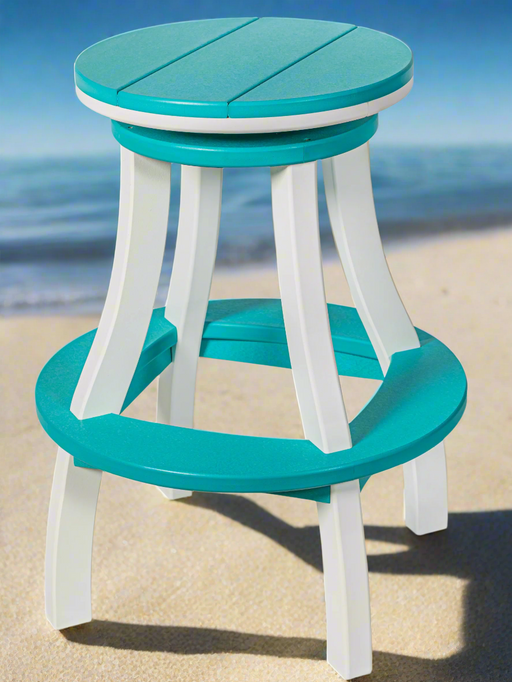 Amish Anchor Avenue Swivel Counter Stool
Amish Made Poly Swivel Counter Stool
Aruba Blue On Bright White