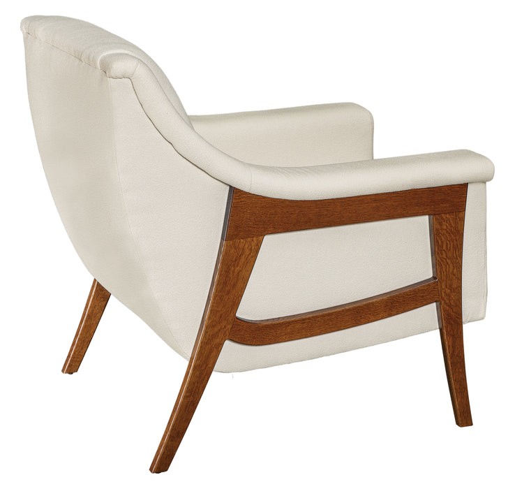 Amish Andover Accent Chair Stationary Chairs Heartland Fabric Indoor Fabric Mid-Century Modern