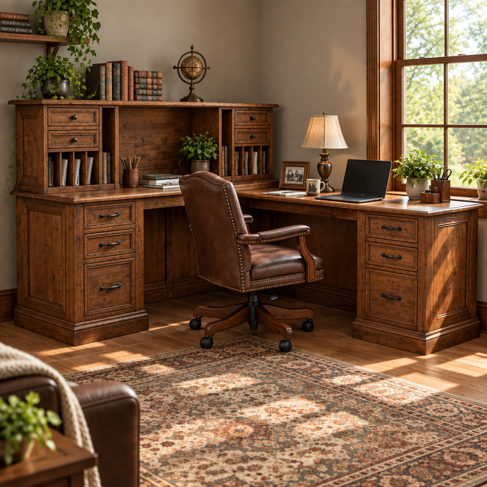 Amish Angelo Corner Desk