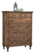 Amish Annabelle Chest of Drawers - Troy Lane Furniture - Amish Madison Bedroom Set - Solid Brown Maple