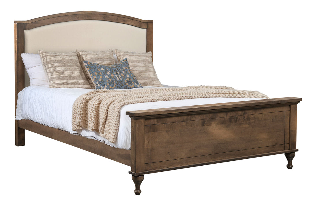 Amish Annabelle Fabric Panel Bed