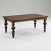 Amish Annabelle Leg Table - Sunrise Furniture - Twisted Leg Amish Table - Solid Brown Maple Amish Table