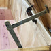 Anti-Slam Hinge Inside Amish Cedar Chest Front Facing