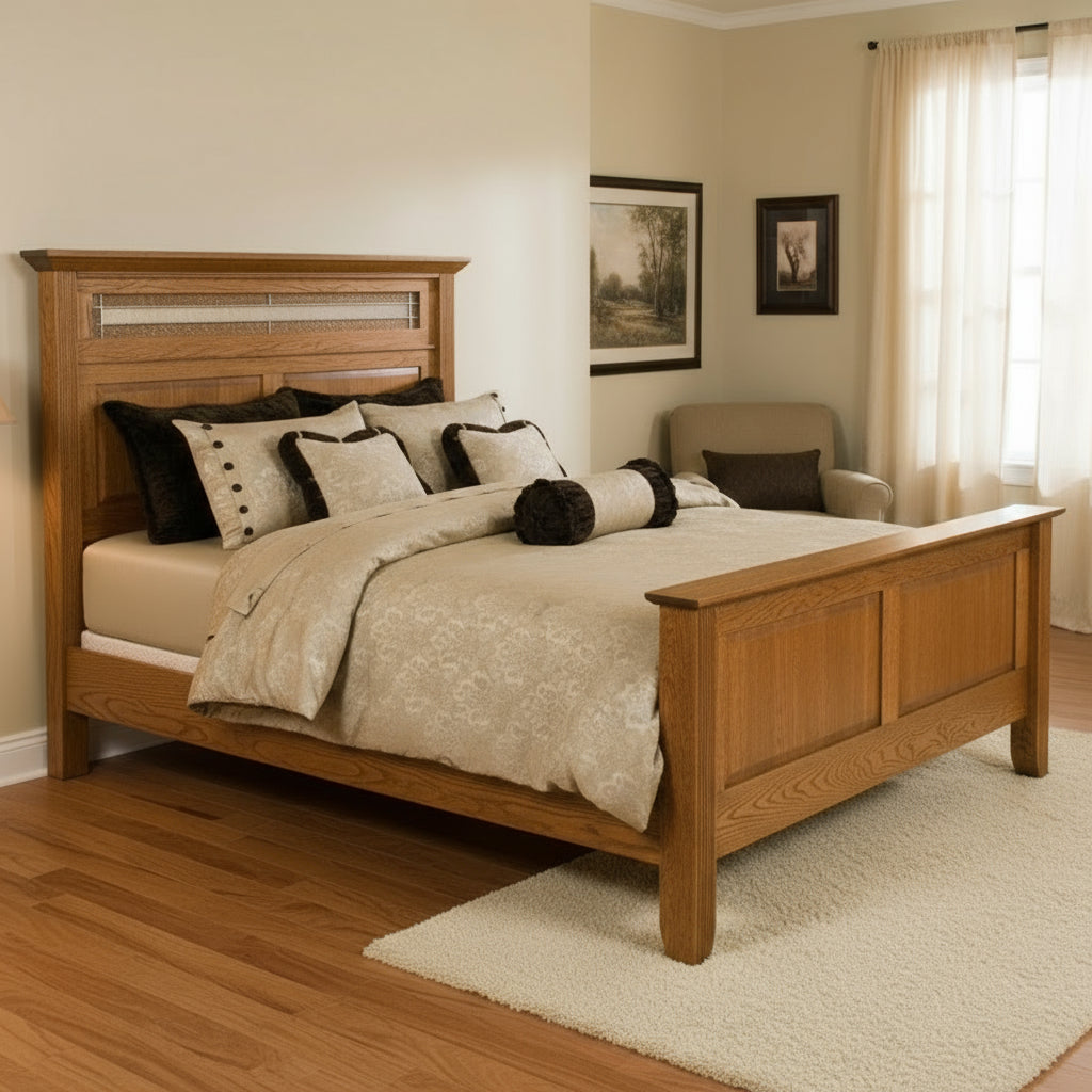 Amish Arlington Bed QSWO - OCS-113 Michaels