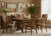 Amish Arlington Dining Set - Contemporary Dining - Solid Brown Maple - FC-42000 Almond Stain