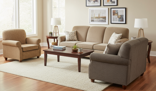 Amish Ashery Group Living Room Photo - Hidden Hollow - Amish Made Fully Upholstered Couches