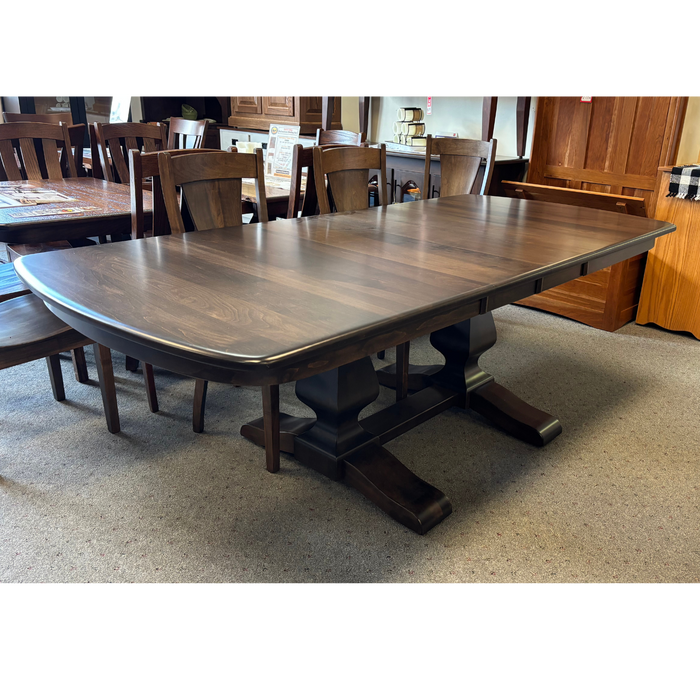 Amish Ashley Double Pedestal Dining Set - In-Stock