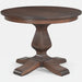 Amish Ashley Single Pedestal Single Pedestal Tables Farmhouse Traditional