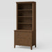Amish Ashton File Cabinet with Bookcase Hutch Quick Ship